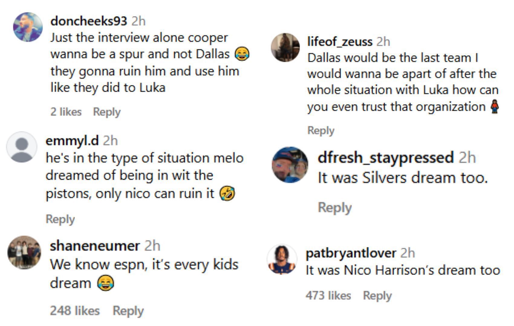 Fans react to Flagg's interview with ESPN | via @espn/ig